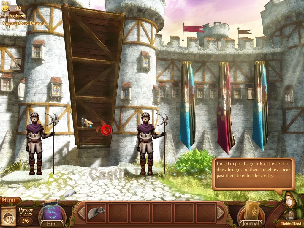 Robin's Quest: A Legend Born (Macintosh) screenshot: Castle Gate