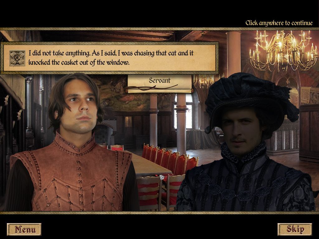 The Tudors (Macintosh) screenshot: Servant