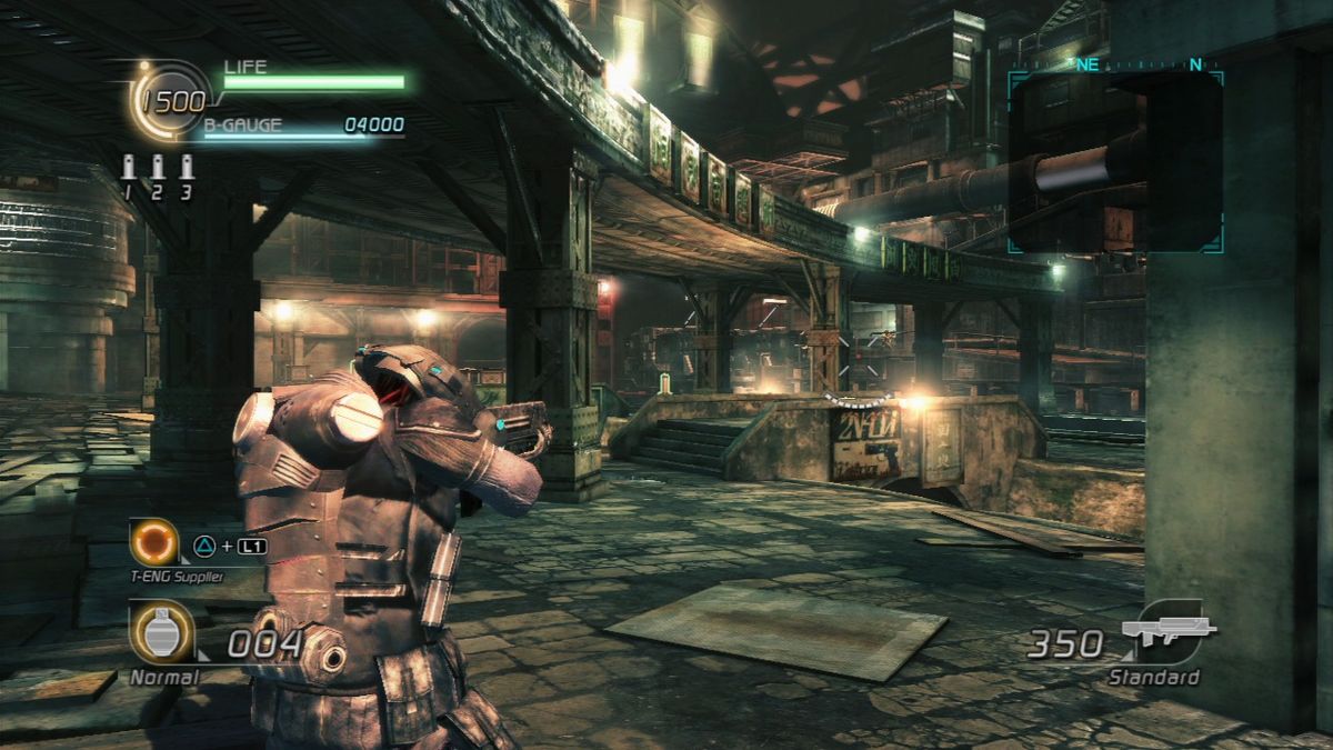 Lost Planet 2 (PlayStation 3) screenshot: You are not always controlling the same character, so your outfit and weapons may vary from mission to mission.