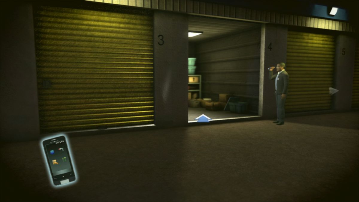 CSI: Crime Scene Investigation - Fatal Conspiracy (PlayStation 3) screenshot: Time to process this warehouse for clues.