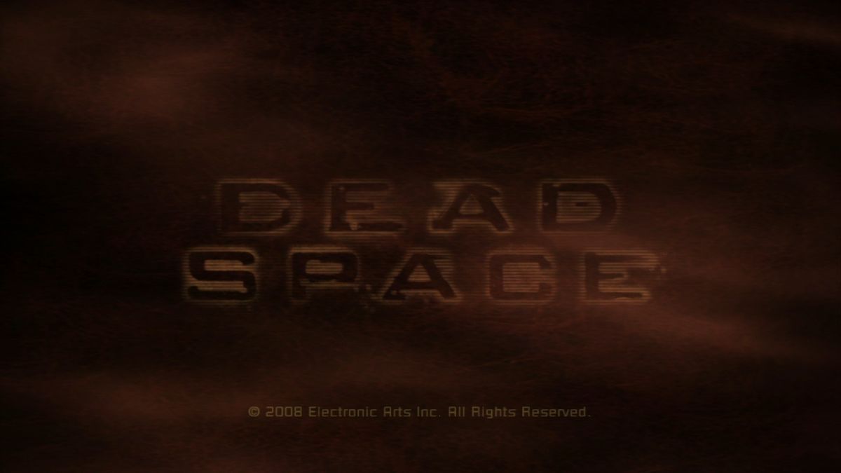 Dead Space (PlayStation 3) screenshot: Main title.