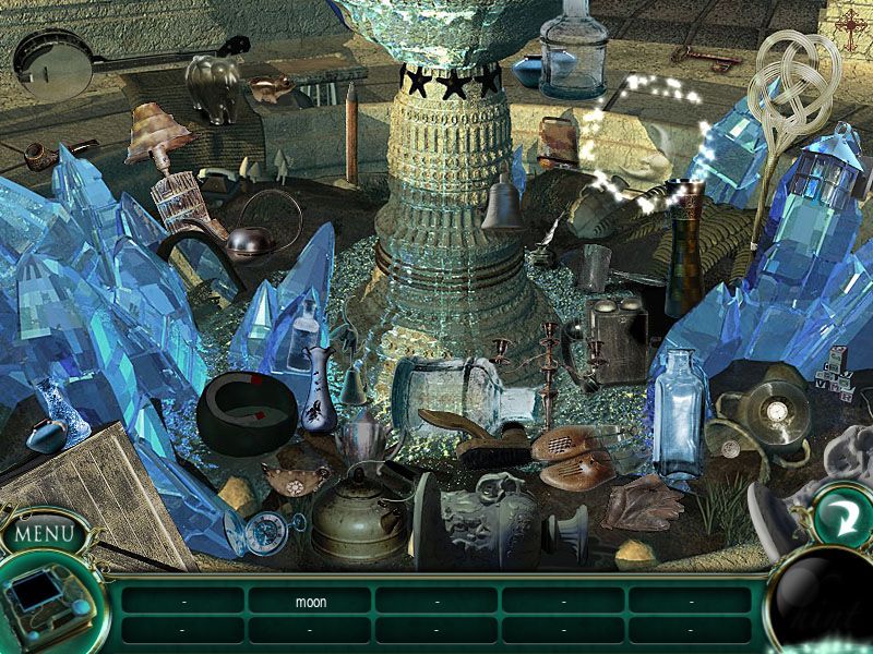 Empress of the Deep: The Darkest Secret (Macintosh) screenshot: Crystal Fountain - objects