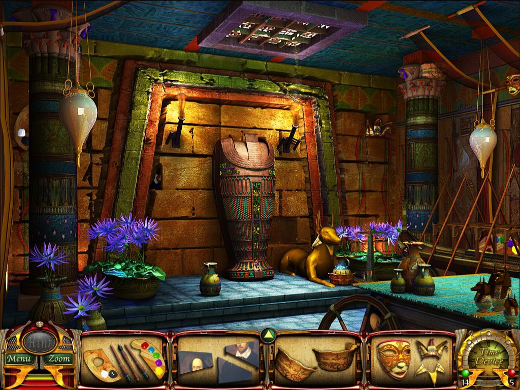 Flux Family Secrets: The Ripple Effect (Macintosh) screenshot: Queen Hatshepsut Tomb - objects
