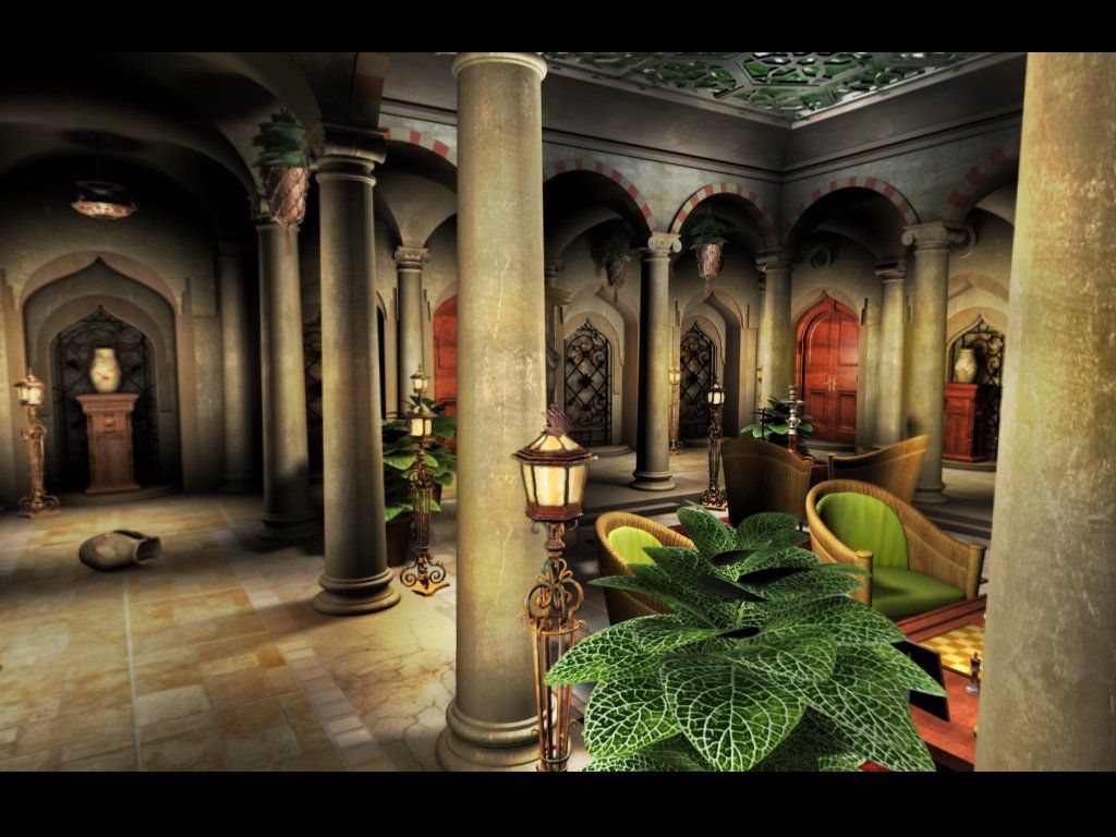 Baron Wittard: Nemesis of Ragnarok (Windows) screenshot: Wittard's quarters still look classy after years in abandonment.