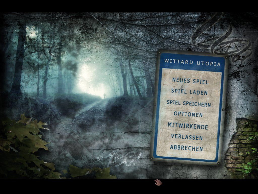 Baron Wittard: Nemesis of Ragnarok (Windows) screenshot: Main menu