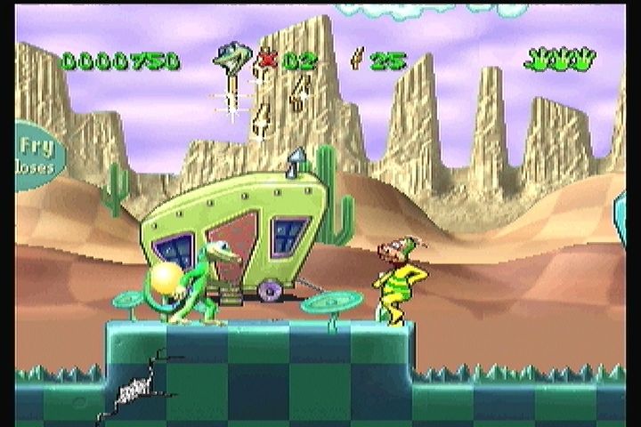 Gex (3DO) screenshot: Cartoon world