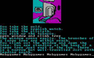 Treasure Island (DOS) screenshot: Admiral Benbow Inn