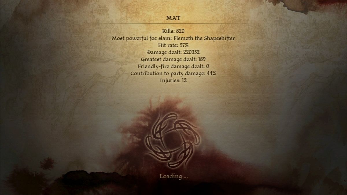 Dragon Age: Origins (PlayStation 3) screenshot: Loading screens will display random statistics.