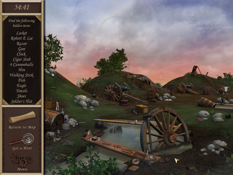 Hidden Mysteries: Civil War - Secrets of the North & South (Macintosh) screenshot: Second Battle of Bull Run