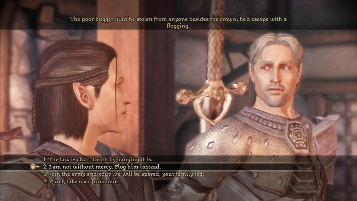 Dragon Age: Origins - Awakening (PlayStation 3) screenshot: As a local warlord, you will have to deal with the issues concerning your residents.