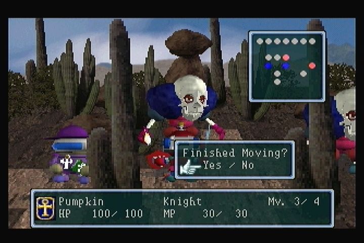 Guardian War (3DO) screenshot: Attacking with your party.