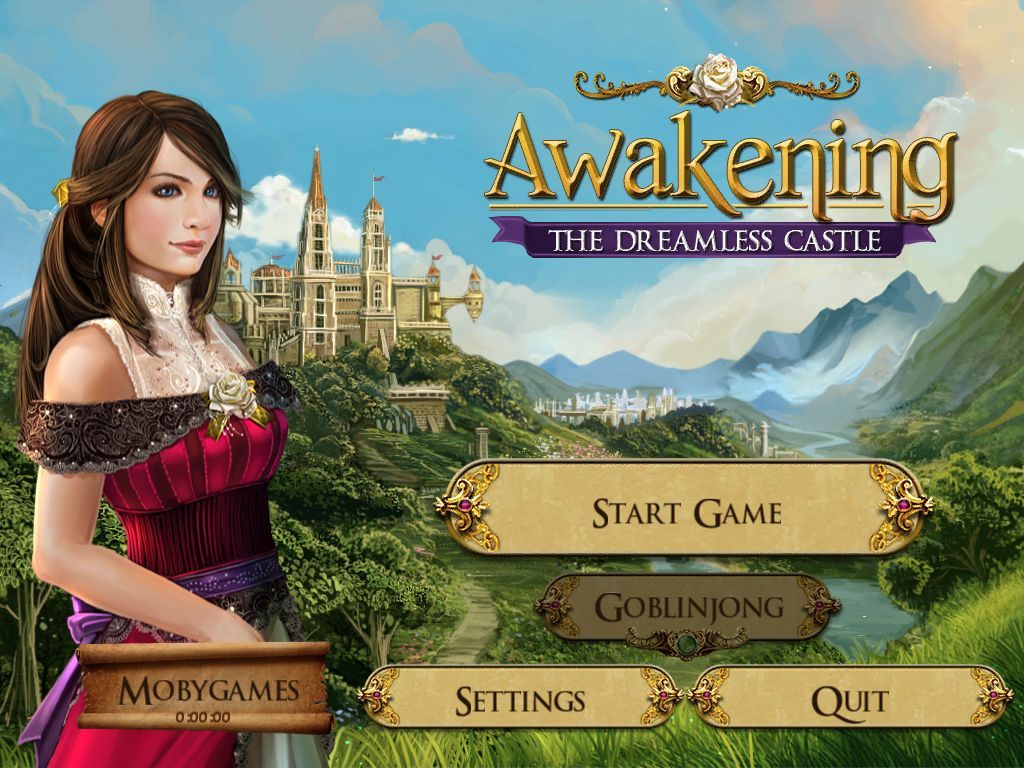 Awakening: The Dreamless Castle (Macintosh) screenshot: Title / main menu