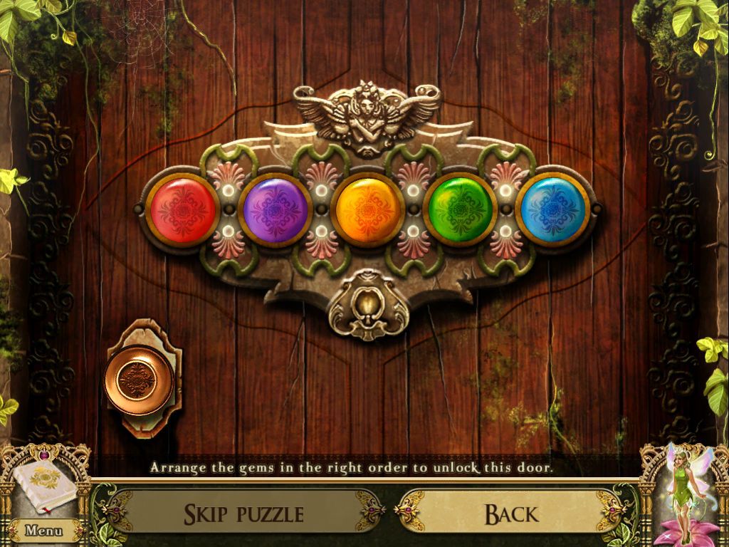 Awakening: The Dreamless Castle (Macintosh) screenshot: Color lock door puzzle