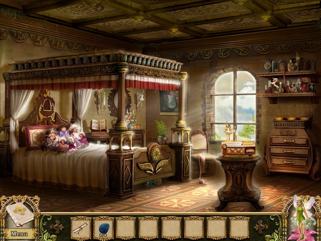 Awakening: The Dreamless Castle (Macintosh) screenshot: Guest Room