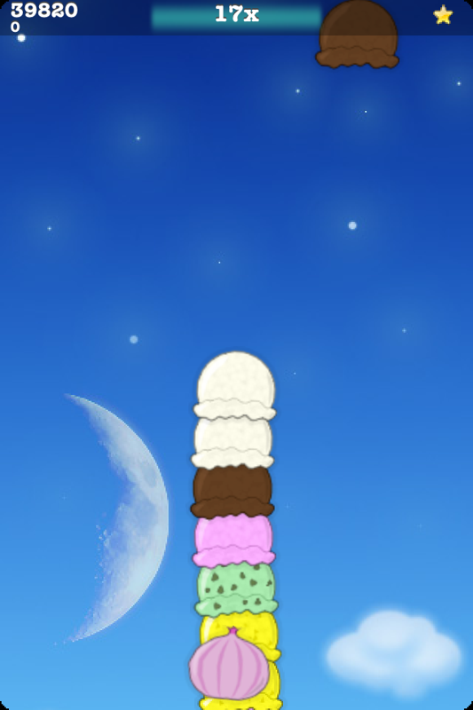 Screenshot of Scoops (iPhone, 2008) MobyGames