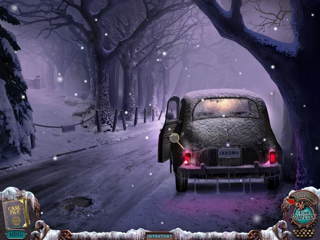 Mystery Case Files: Dire Grove (Macintosh) screenshot: Abandoned car
