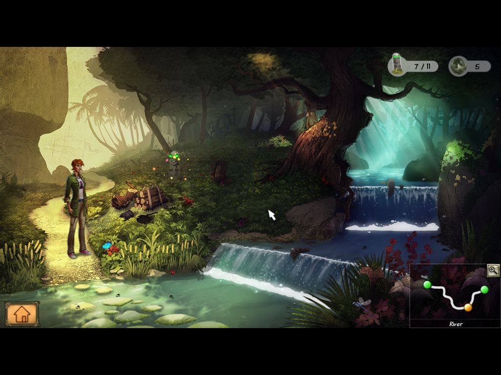 Eden's Quest: The Hunt for Akua (Macintosh) screenshot: The River