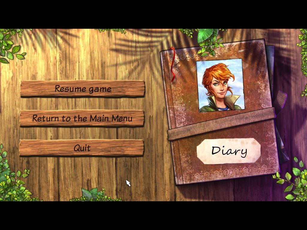 Eden's Quest: The Hunt for Akua (Macintosh) screenshot: Eden's diary