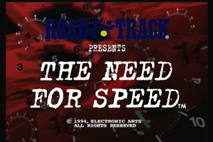 The Need for Speed (3DO) screenshot: Title screen.