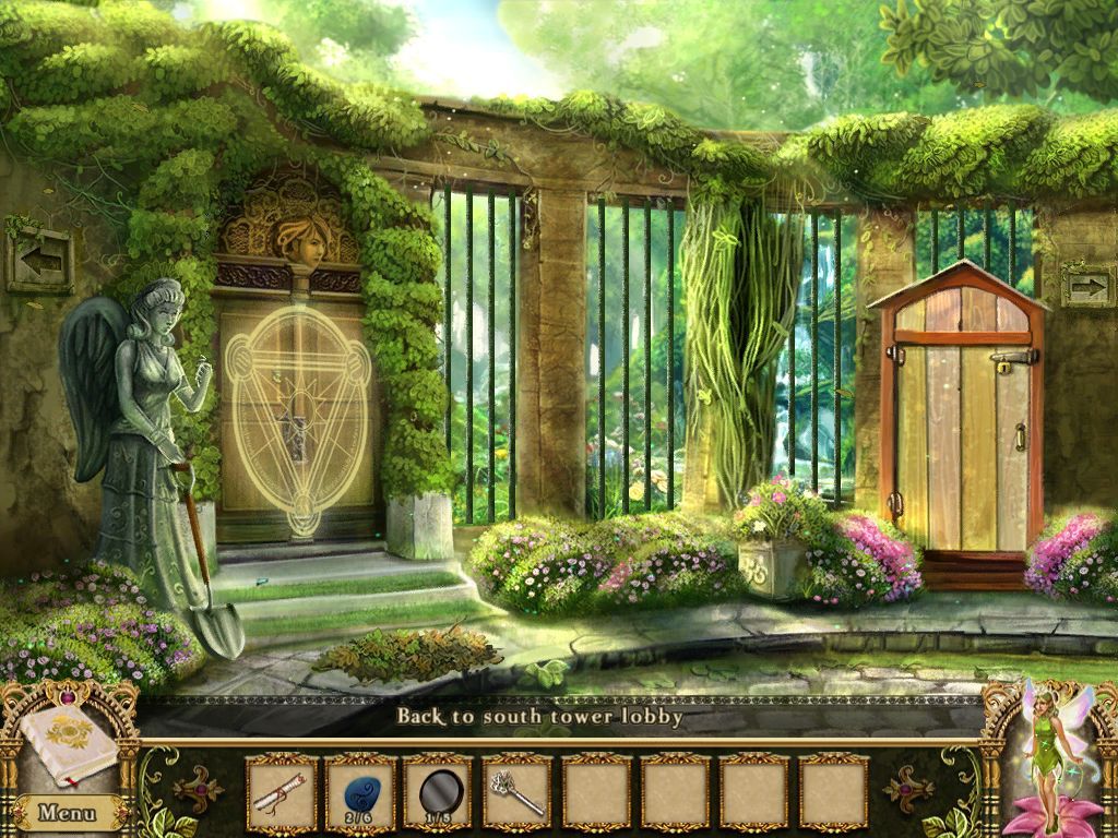 Awakening: The Dreamless Castle (Macintosh) screenshot: Garden