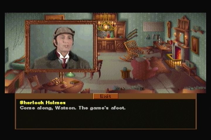 The Lost Files of Sherlock Holmes (3DO) screenshot: Unlike the DOS version, the 3DO has FMV actors.