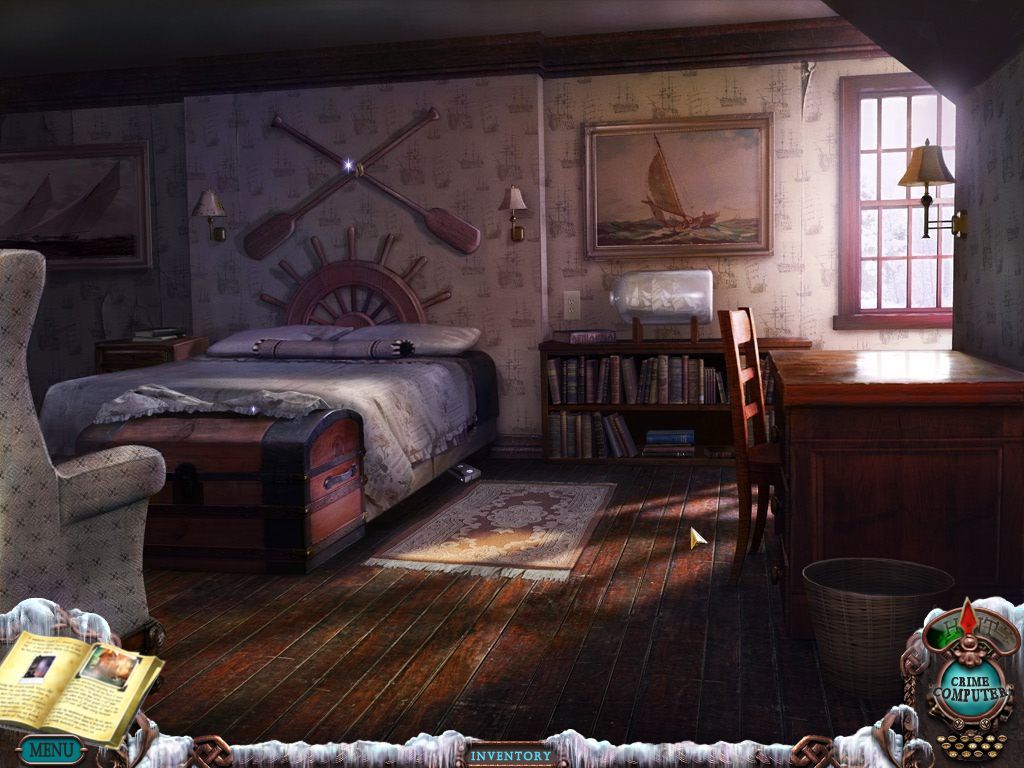 Mystery Case Files: Dire Grove (Macintosh) screenshot: 2nd Floor Bedroom