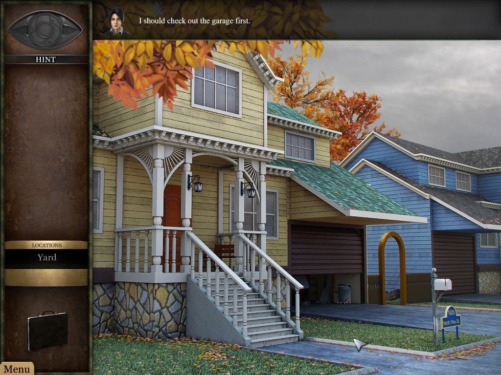 Strange Cases: The Lighthouse Mystery (Macintosh) screenshot: Sarah's Yard