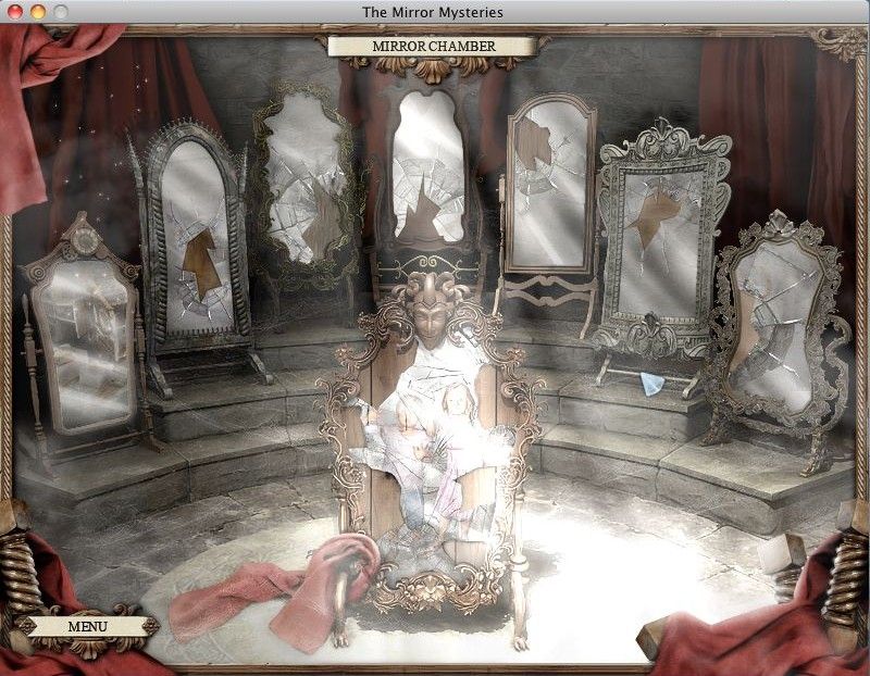 The Mirror Mysteries (Macintosh) screenshot: Mirror Chamber