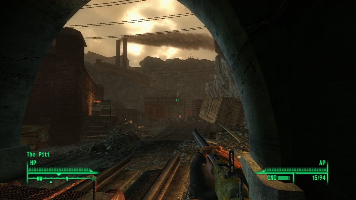 Fallout 3: The Pitt (PlayStation 3) screenshot: Welcome to The Pitt.