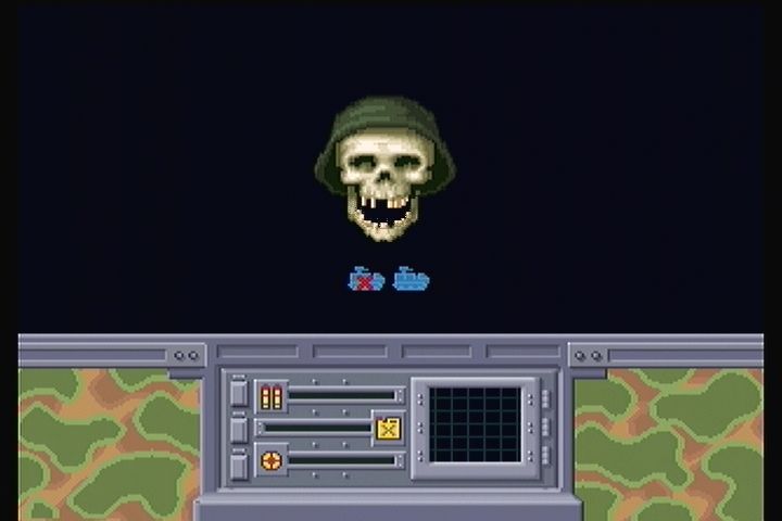 Return Fire: Maps O' Death (3DO) screenshot: This skull laughs at you when you die. That's not nice.