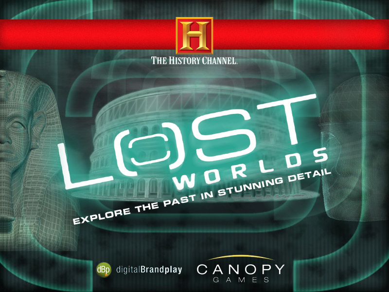 The History Channel: Lost Worlds (Windows) screenshot: Title screen