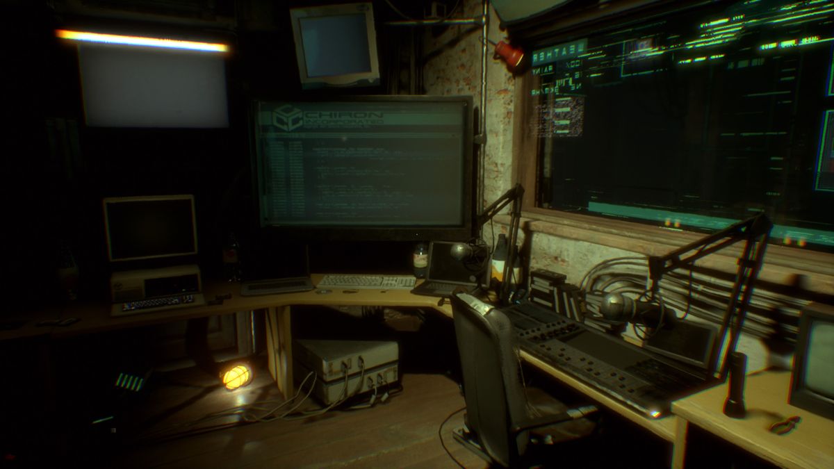 >observer_ (PlayStation 4) screenshot: That's quite a setup