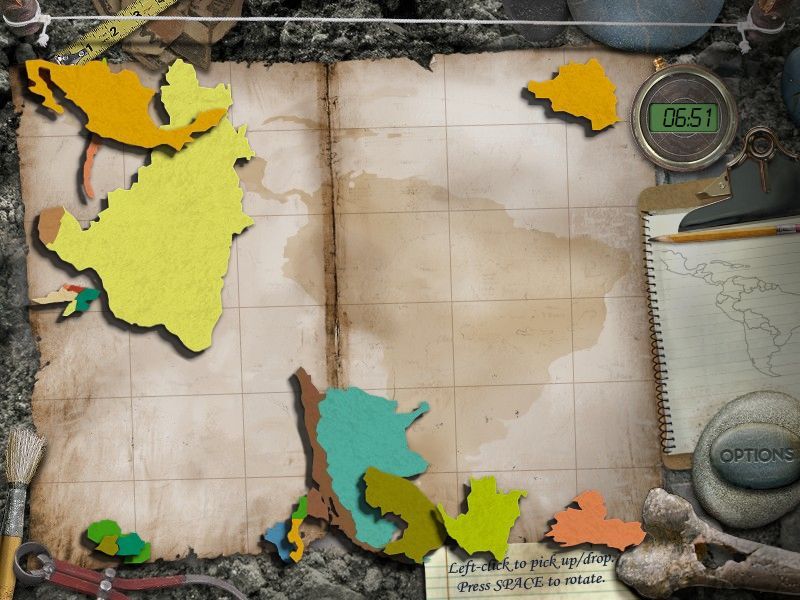 Hidden Expedition: Everest (Macintosh) screenshot: Mini map puzzle