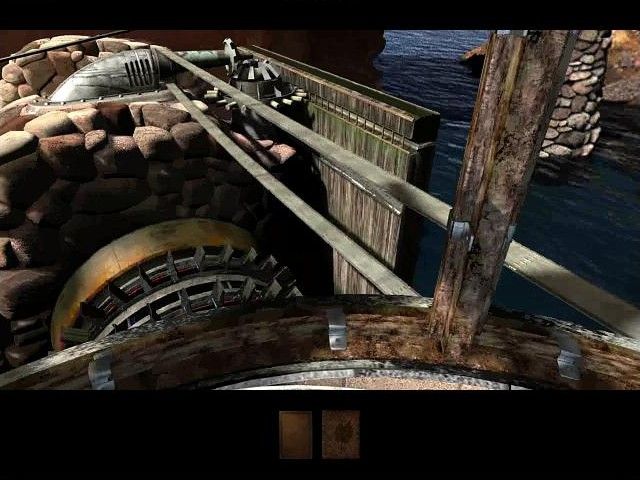 Myst III: Exile (Macintosh) screenshot: Voltaic - on top of the power plant