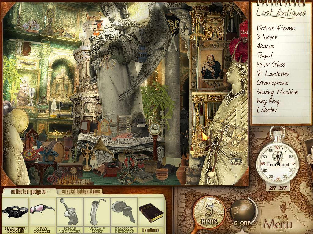 Hidden Relics (Macintosh) screenshot: St. Petersburg Russia - objects