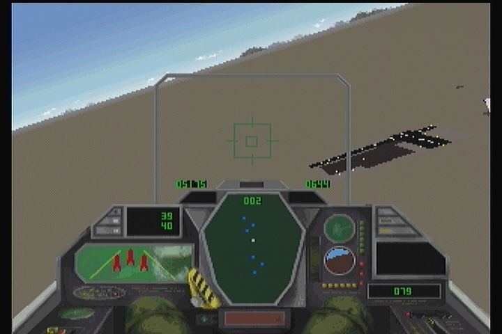 VR Stalker (3DO) screenshot: Flying over the desert.