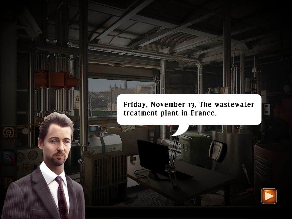 FBI: Paranormal Case (Macintosh) screenshot: Plant in France cutscene