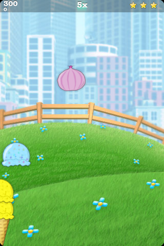 Screenshot of Scoops (iPhone, 2008) MobyGames