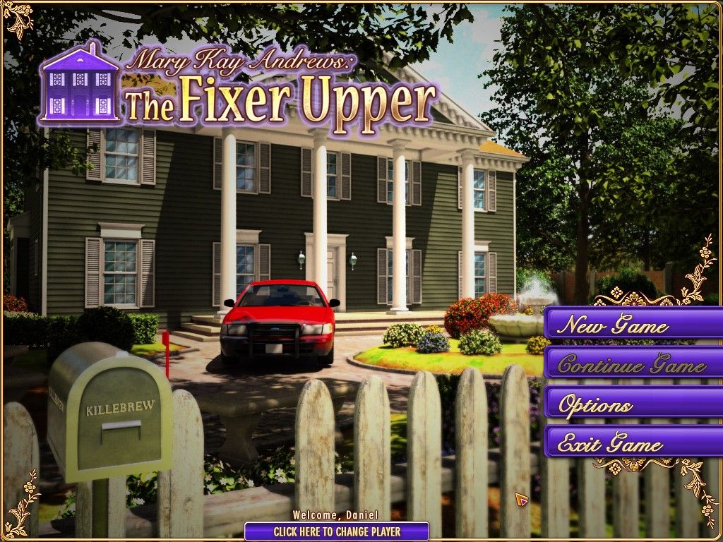 Mary Kay Andrews: The Fixer Upper (Windows) screenshot: Main menu