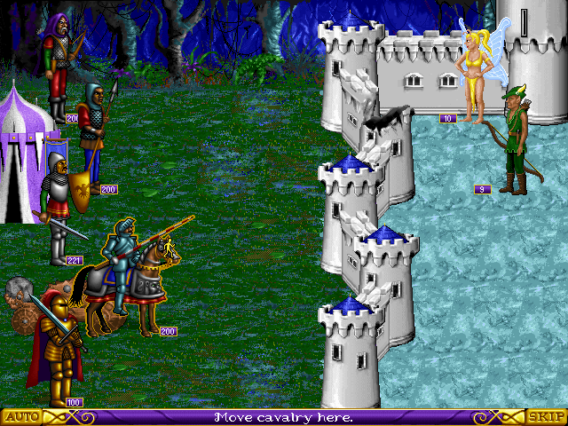 Heroes of Might and Magic (DOS) screenshot: Siege