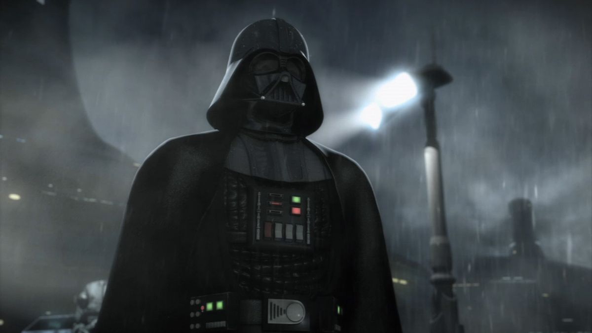 Star Wars: The Force Unleashed II (PlayStation 3) screenshot: Darth Vader is back plotting new scheme to quell the rebel resistance.