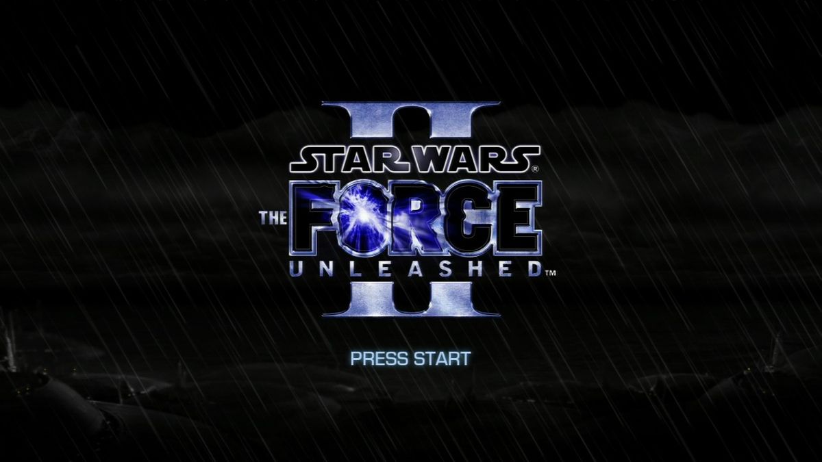Star Wars: The Force Unleashed II (PlayStation 3) screenshot: Main title.