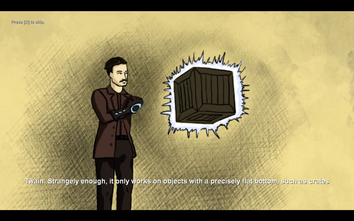 Tesla: The Weather Man (Windows) screenshot: Levitation has been discovered.