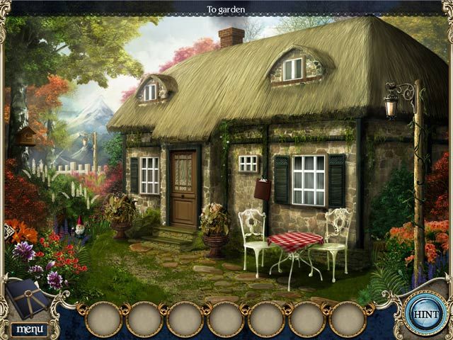 Death at Fairing Point: A Dana Knightstone Novel (Windows) screenshot: The Halward Manor's little cottage at the gardens.