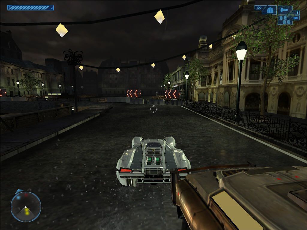 Spy Hunter: Nowhere to Run (Windows) screenshot: Somebody chases me.