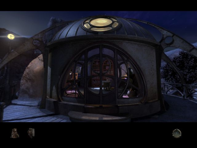 Myst IV: Revelation (Macintosh) screenshot: Atrus and Catherine's bedroom