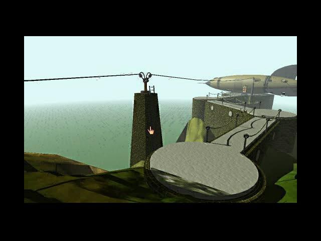 Myst (PlayStation) screenshot: The rocket ship