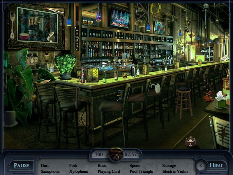 Nocturnal: Boston Nightfall (Macintosh) screenshot: Bar - objects
