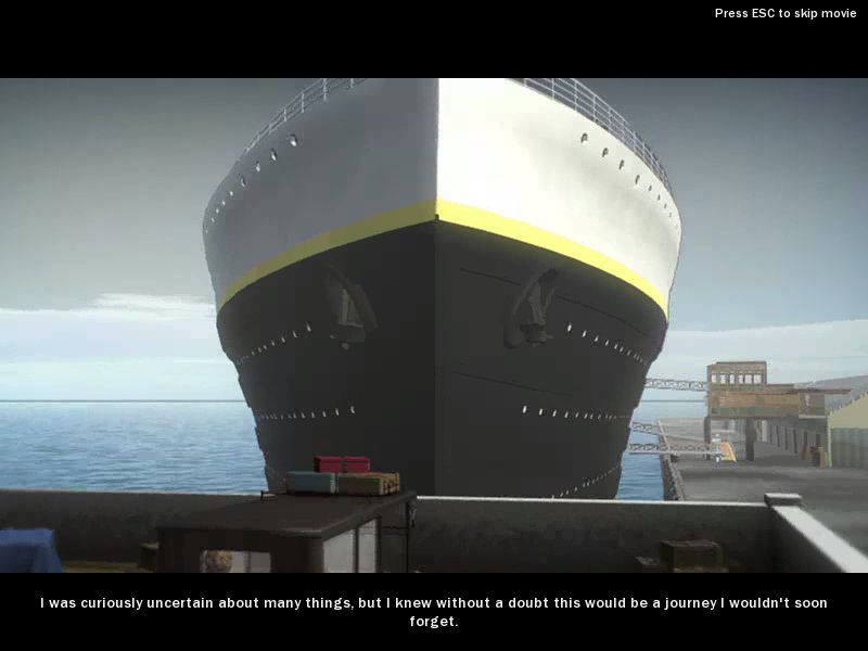 Hidden Mysteries: Titanic - Secrets of the Fateful Voyage (Macintosh) screenshot: Cutscene