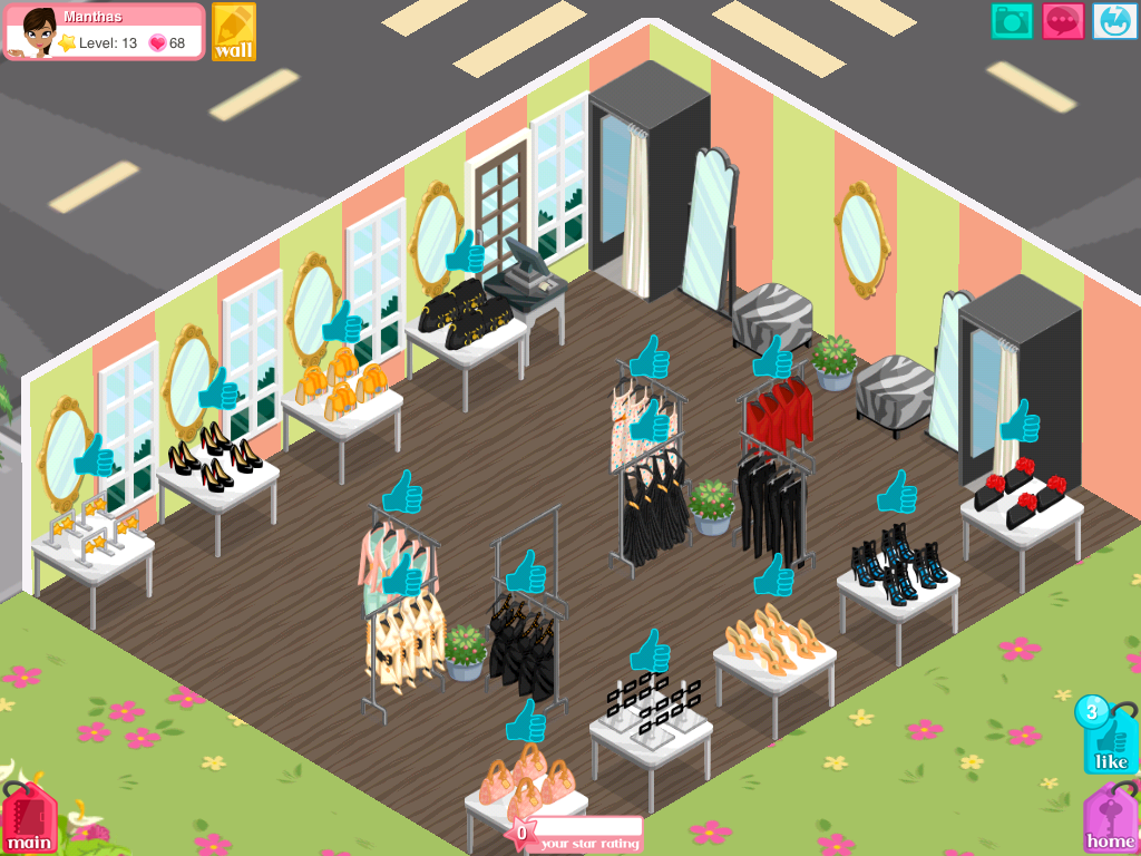 Screenshot of Fashion Story (iPad, 2011) - MobyGames